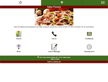 Tablet Screenshot of italian-pizzeria.com